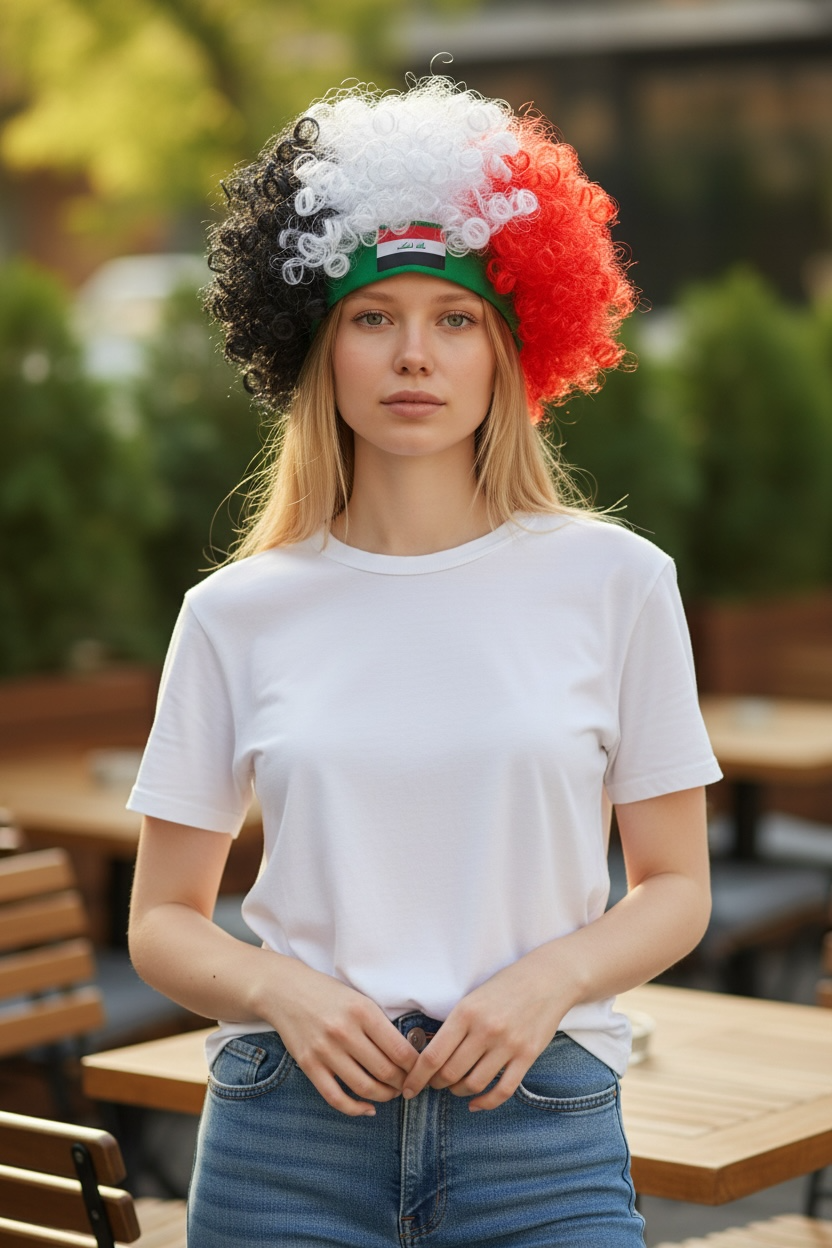 🔥 STADIUM FIRE 🔥
🇮🇶 Iraq Fan Look