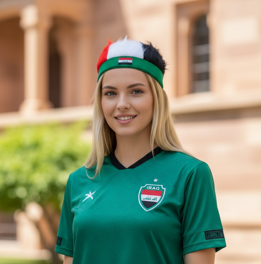 🔥 STADIUM FIRE 🔥
🇮🇶 Iraq Fan Look