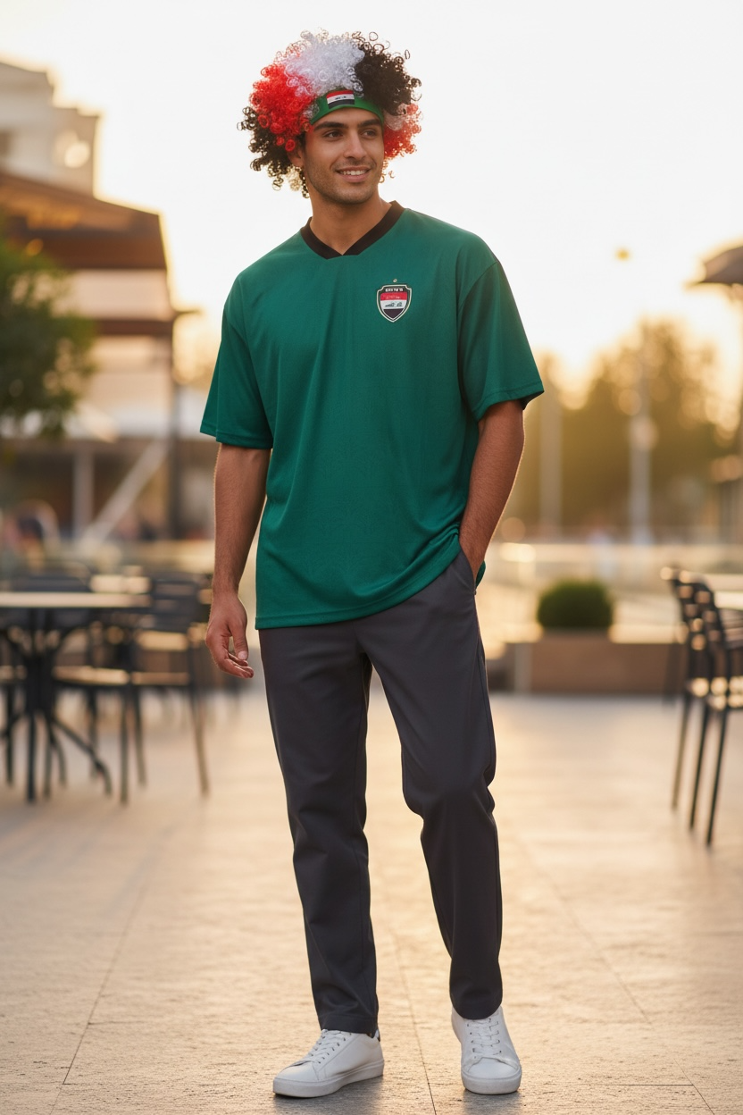 🔥 STADIUM FIRE 🔥
🇮🇶 Iraq Fan Look